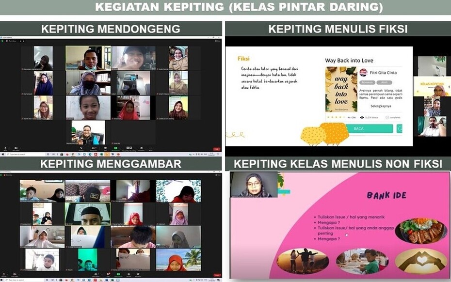 KEPITING (Kelas Pintar Daring) Dinas Perpustakaan dan Arsip Kota Balikpapan