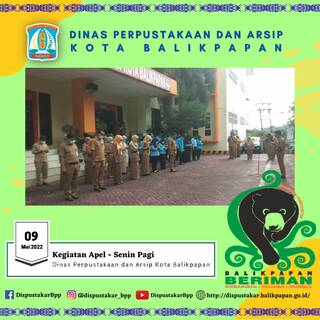 Dispustakar Gelar Apel Pagi Setelah Cuti Bersama