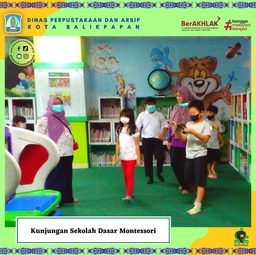 Kunjungan Sekolah SD Balikpapan Montessori ke Dinas Perpustakaan dan Arsip Kota Balikpapan