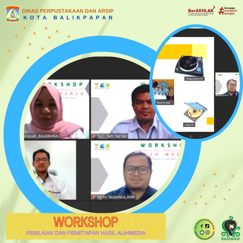 Workshop Penilaian dan Penetapan Hasil Alih Media Tahun 2022